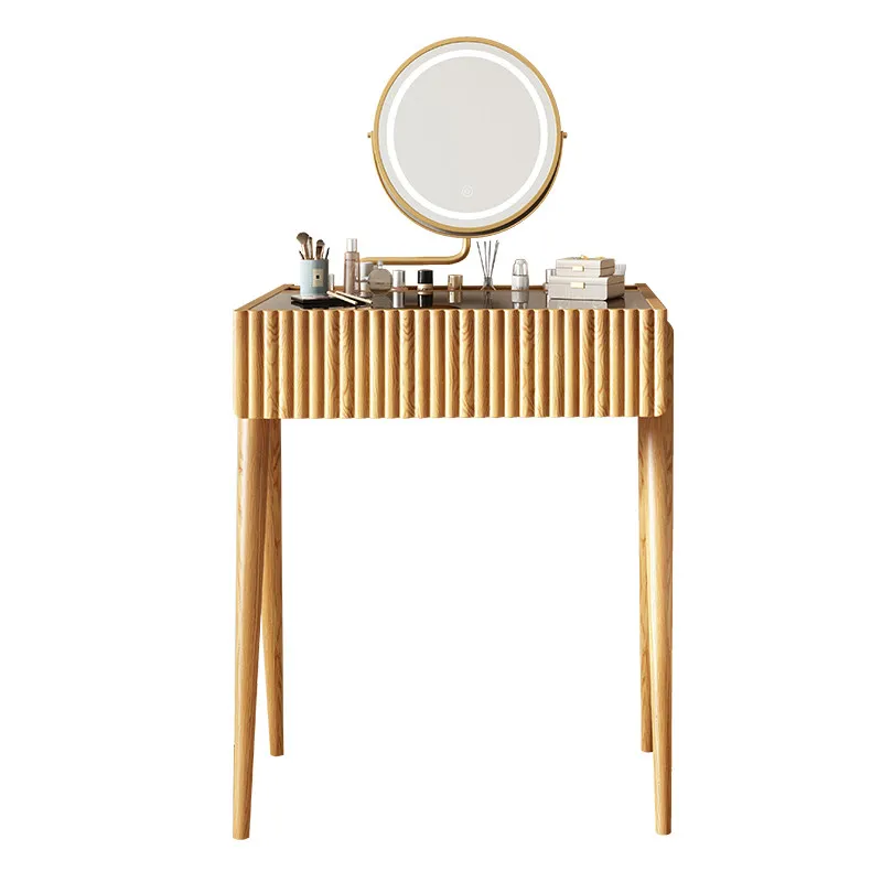 Solid wood dresser ash wood retractable makeup table modern simple bedroom small desk Nordic small apartment makeup table
Solid wood dresser ash wood retractable makeup table modern simple bedroom small desk Nordic small apartment makeup table