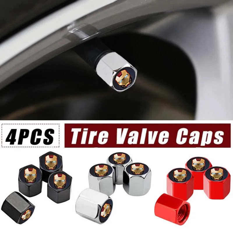 4pcs Miniso Anime Cartoon Marvel Iron Man Universal Car Wheel Tire Valve Stem Caps Air Covers for Abarth Volvo Haval Jeep Subaru
4pcs Miniso Anime Cartoon Marvel Iron Man Universal Car Wheel Tire Valve Stem Caps Air Covers for Abarth Volvo Haval Jeep Subaru