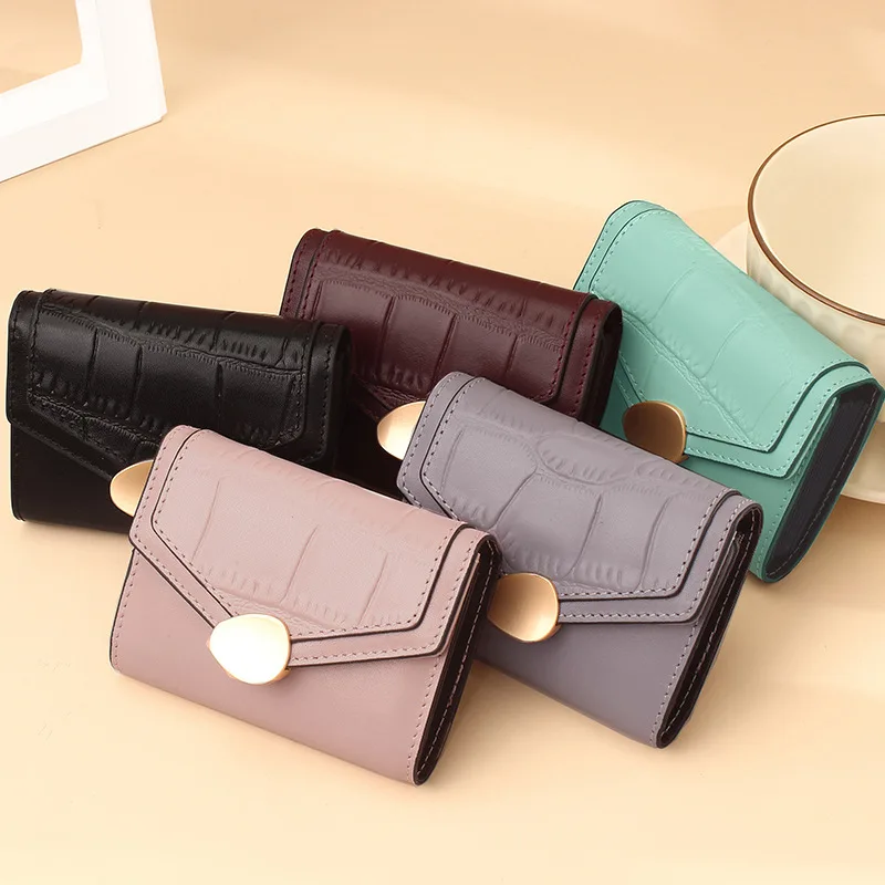 The First Layer of Cowhide Stone Pattern Anti-theft RFID Organ Leather Card Holder Ladies Credit Card Holder
The First Layer of Cowhide Stone Pattern Anti-theft RFID Organ Leather Card Holder Ladies Credit Card Holder
