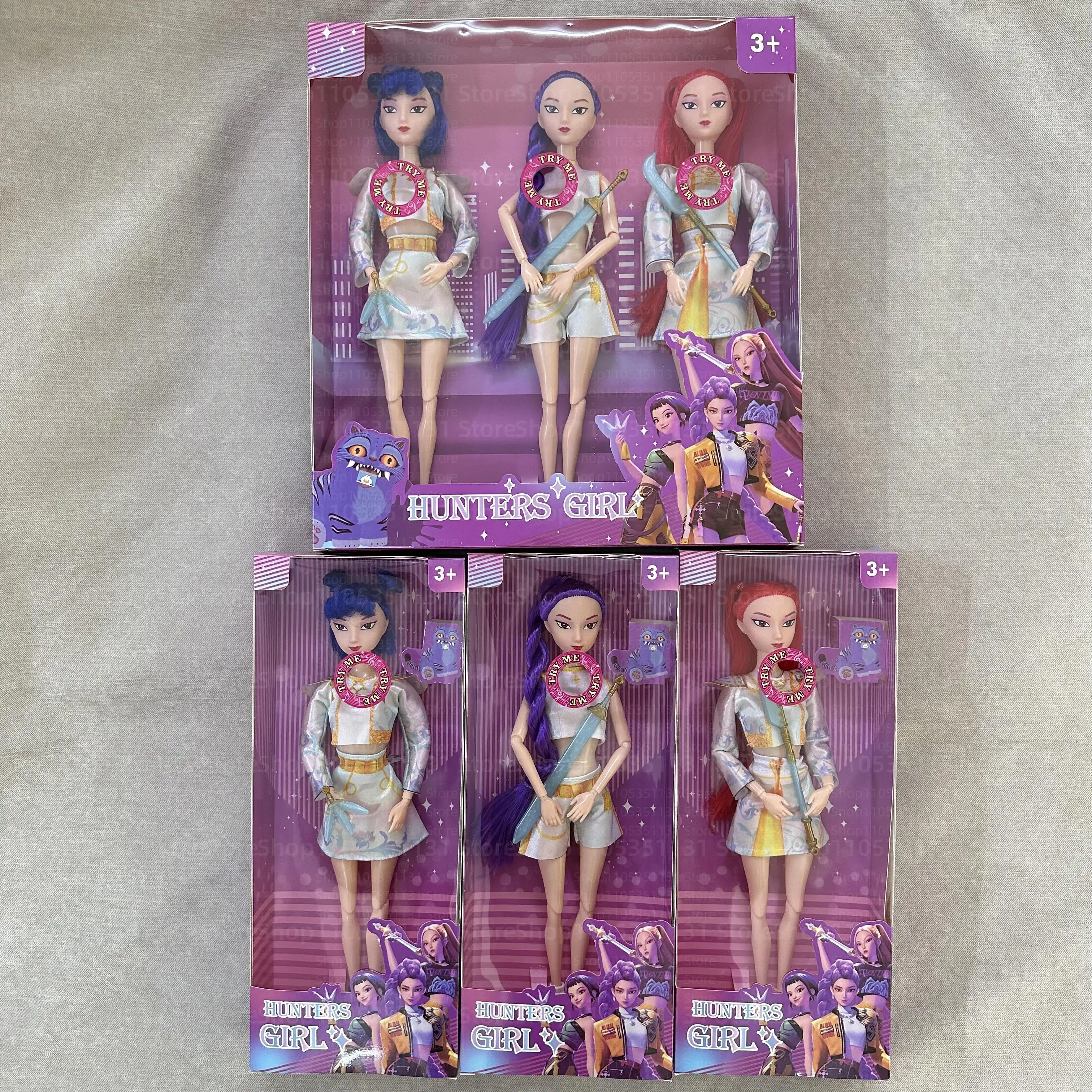 Hunters Girl Doll Rumi Mira Zoey Vinyl Figure Kpop Demon Huntress 11 Inch Posable Anime Toy with Theme Music for Kids Girl Gift
Hunters Girl Doll Rumi Mira Zoey Vinyl Figure Kpop Demon Huntress 11 Inch Posable Anime Toy with Theme Music for Kids Girl Gift