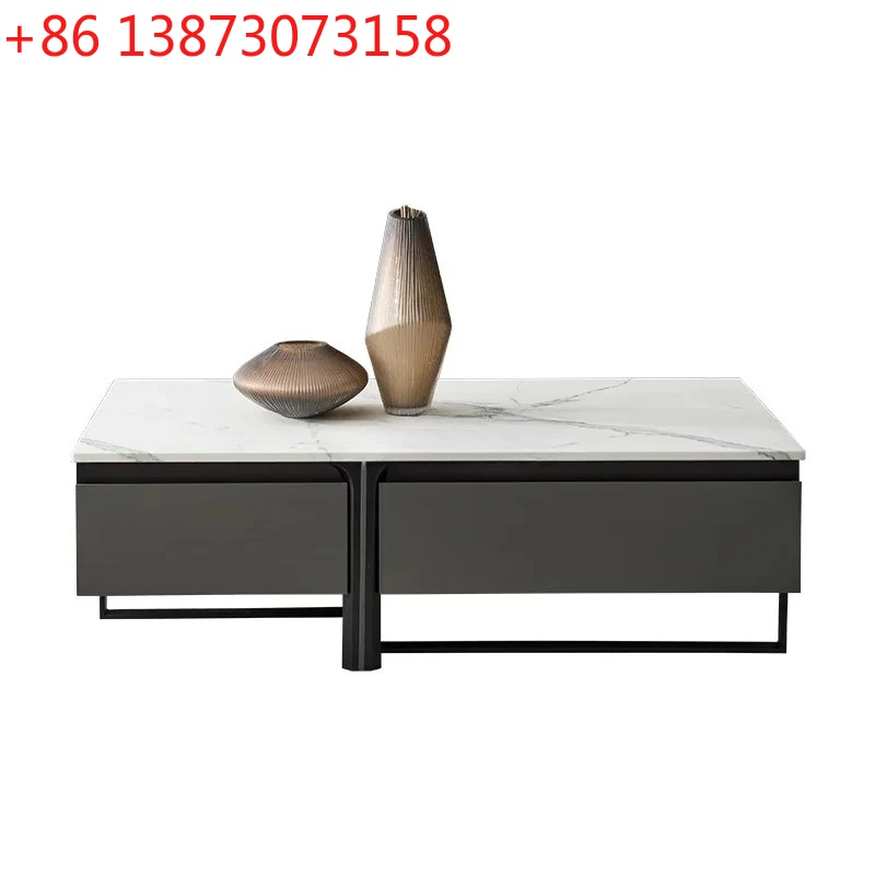 Italian minimalist marble rock slab coffee table living room light luxury set
Italian minimalist marble rock slab coffee table living room light luxury set