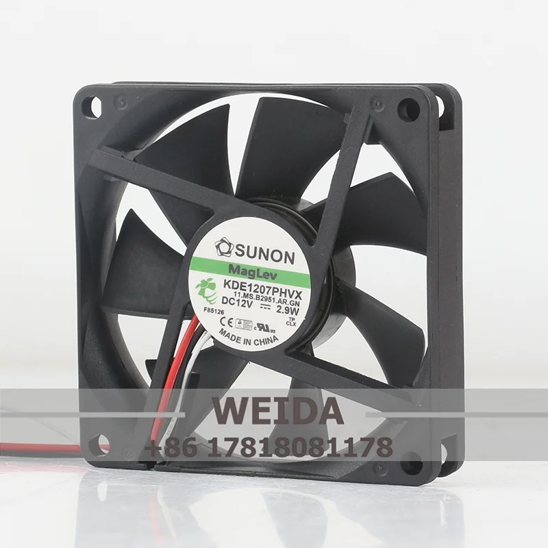 Jianzhun SUNON KDE1207PHVX 7-centimeter 12V 2.9W 7015 suspension magnetic floating silent cooling fan
Jianzhun SUNON KDE1207PHVX 7-centimeter 12V 2.9W 7015 suspension magnetic floating silent cooling fan