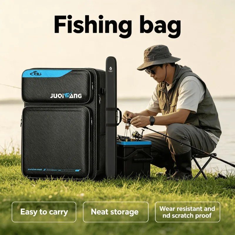 Padded Waterproof Rod Holder Fishing Rod Case Tackle Bag Fishing Chair Backpack Multifunctional Large Capacity Caixa De Pesca
Padded Waterproof Rod Holder Fishing Rod Case Tackle Bag Fishing Chair Backpack Multifunctional Large Capacity Caixa De Pesca
