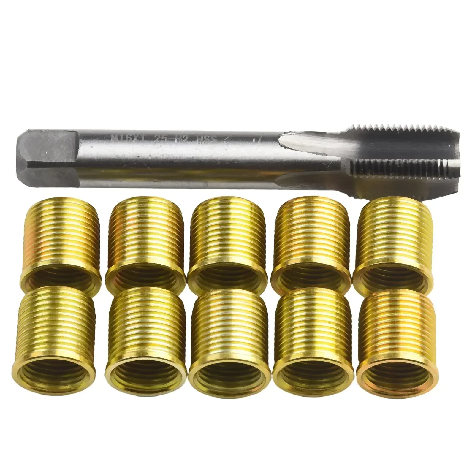 High Speed Steel Stainless Steel Thread Tap Thread Inserts Labor Saving Thread Repair Tools L M14X1.25 Inserts
High Speed Steel Stainless Steel Thread Tap Thread Inserts Labor Saving Thread Repair Tools L M14X1.25 Inserts
