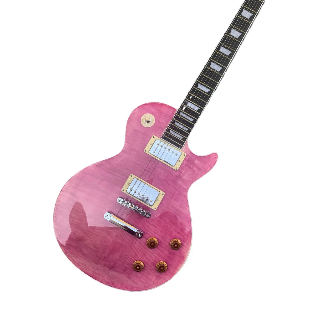 In stock Classic electric guitar, with quilted maple top professional level, quality assurance, and fast delivery
In stock Classic electric guitar, with quilted maple top professional level, quality assurance, and fast delivery