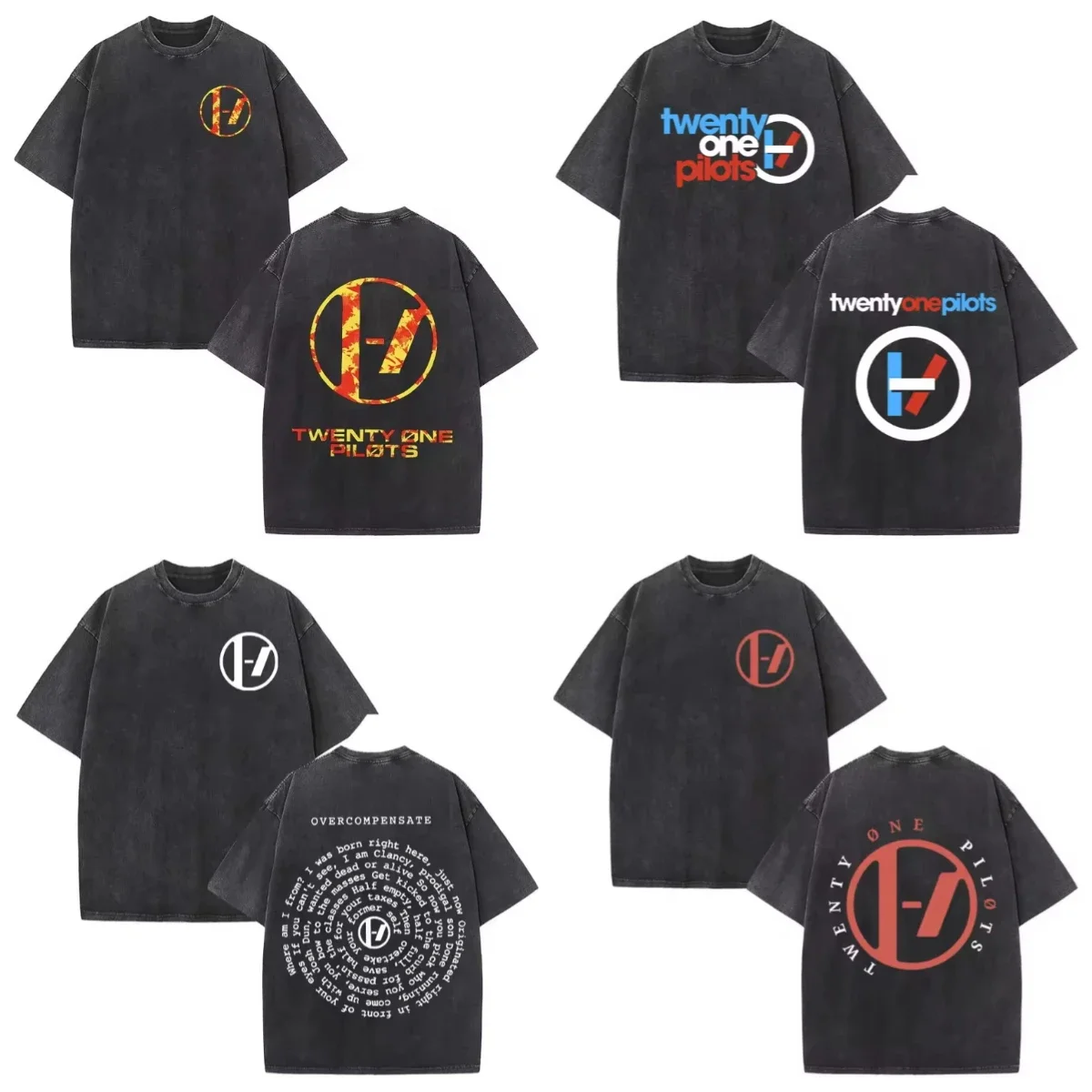 Rock Band Twenty One Pilots Vintage Washed T-shirt Men Women Fashion Hip Hop T-shirts Casual T Shirt Streetwear Tops Tee
Rock Band Twenty One Pilots Vintage Washed T-shirt Men Women Fashion Hip Hop T-shirts Casual T Shirt Streetwear Tops Tee