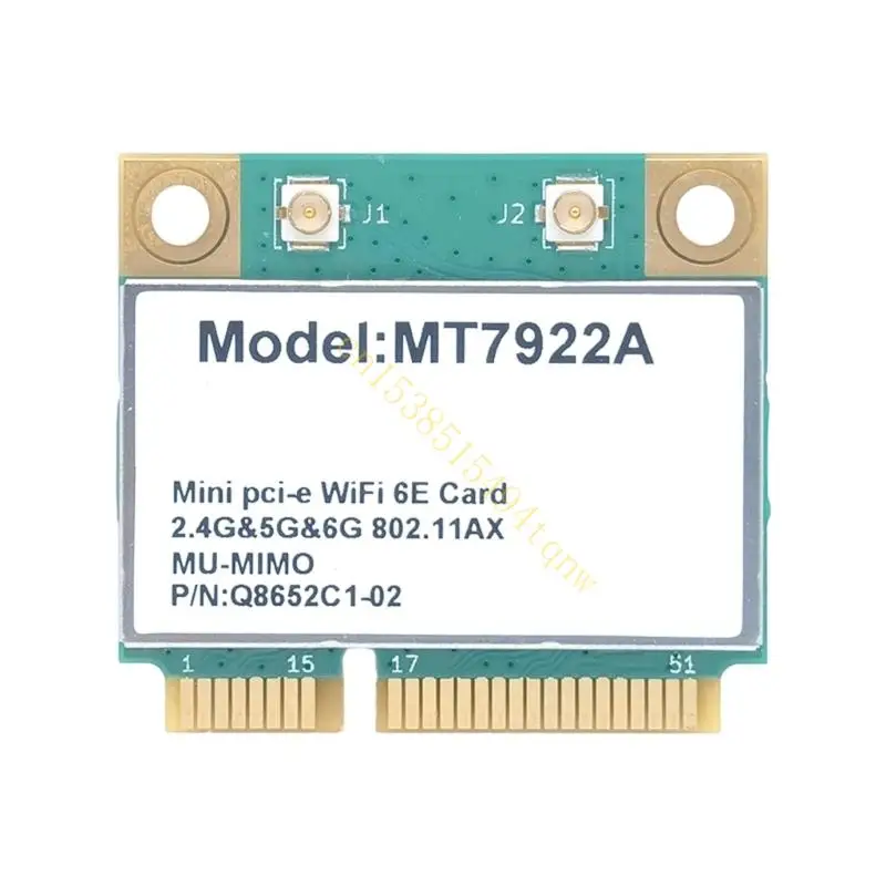 MT7922A Multiple Frequency Networking Upgraded WiFi 6E 2400Mbps BT5.2-compatibles Laptops Desktops 45BD
MT7922A Multiple Frequency Networking Upgraded WiFi 6E 2400Mbps BT5.2-compatibles Laptops Desktops 45BD
