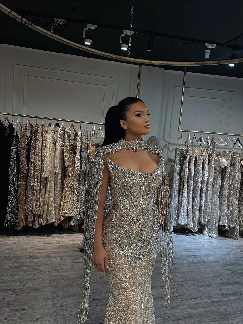 New Fashion Mermaid Evening Dresses Long Tassel Prom Dress For Women 2025 Beading Wedding Party Gowns Robes De Soirée Customized
New Fashion Mermaid Evening Dresses Long Tassel Prom Dress For Women 2025 Beading Wedding Party Gowns Robes De Soirée Customized
