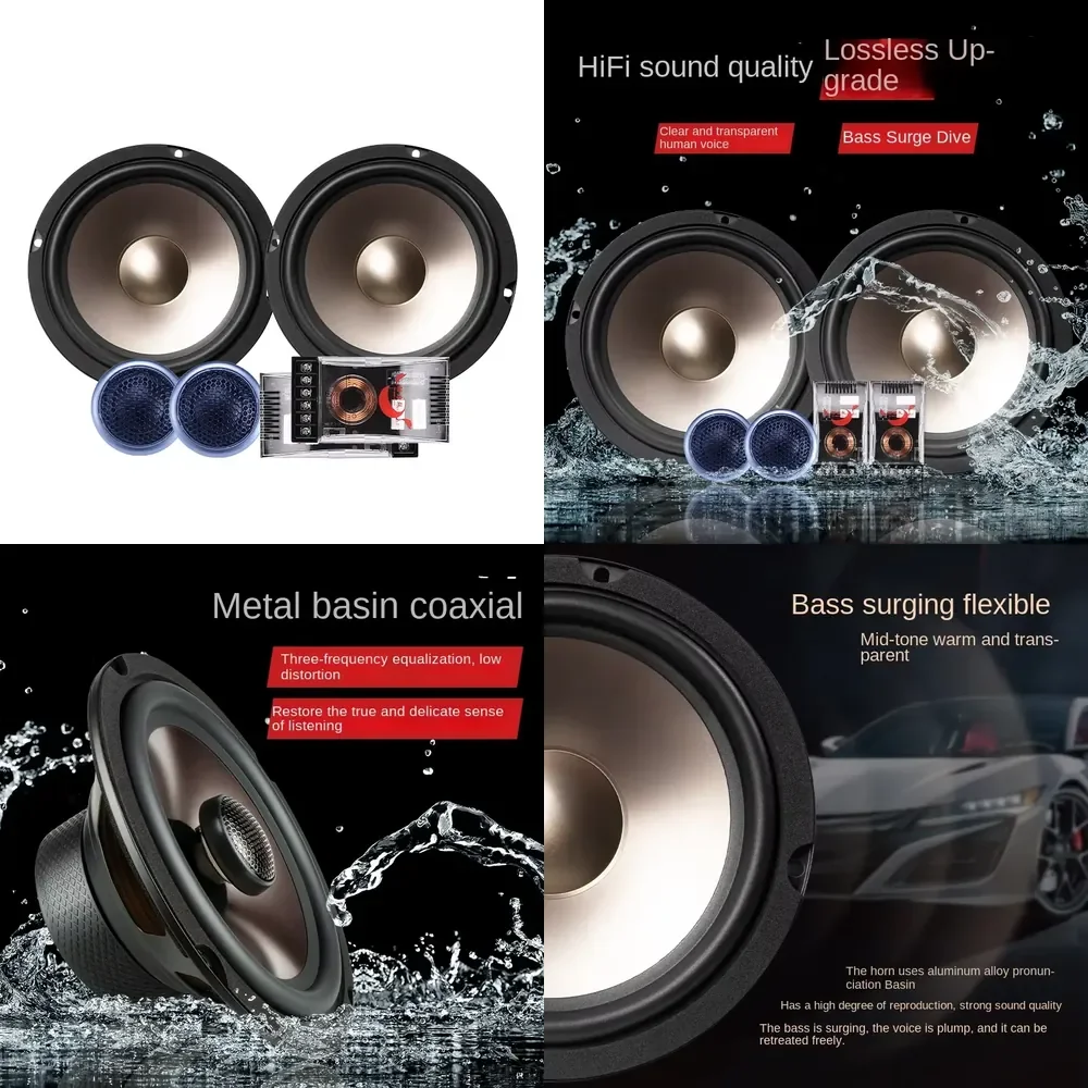 2-Way Iron 6.5-Inch Car Audio Subwoofer Set with Horn Four-Generation Upgrade Lossless Speaker System
2-Way Iron 6.5-Inch Car Audio Subwoofer Set with Horn Four-Generation Upgrade Lossless Speaker System