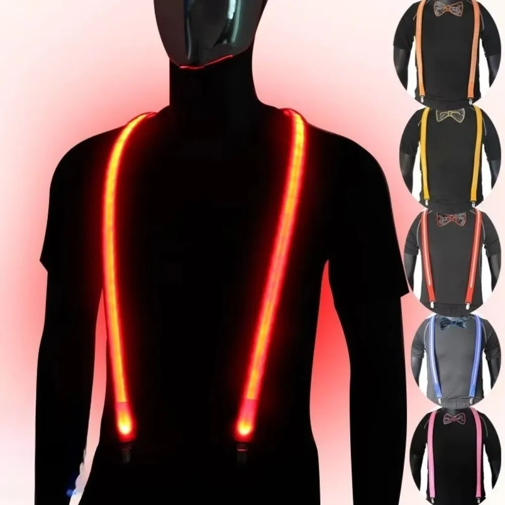 Y Back Light Up Suspenders Glow-in-the-dark Bright LED Woman Suspenders Hangers Accessory Neon Outfits Men Glow Pants Belt Bar
Y Back Light Up Suspenders Glow-in-the-dark Bright LED Woman Suspenders Hangers Accessory Neon Outfits Men Glow Pants Belt Bar