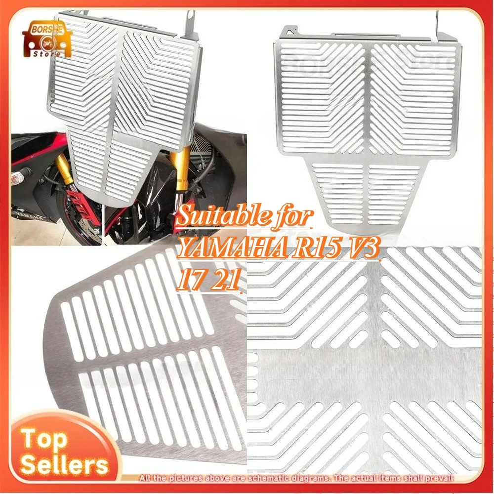 Suitable for YAMAHA R15 V3 17 21 Years Radiator Guard Mesh Protection Cover Sandproof Accessory 
Suitable for YAMAHA R15 V3 17 21 Years Radiator Guard Mesh Protection Cover Sandproof Accessory