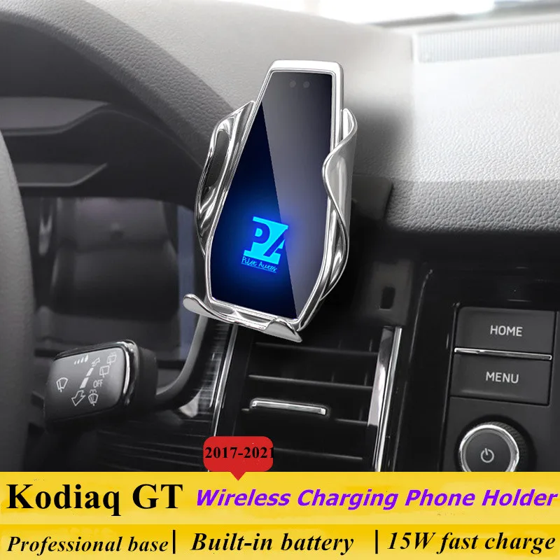 2017-2021 For Skoda Kodiaq GT Mobile Phone Holder Wireless Charger Car Mount Navigation Bracket GPS Support 360 Rotating
2017-2021 For Skoda Kodiaq GT Mobile Phone Holder Wireless Charger Car Mount Navigation Bracket GPS Support 360 Rotating