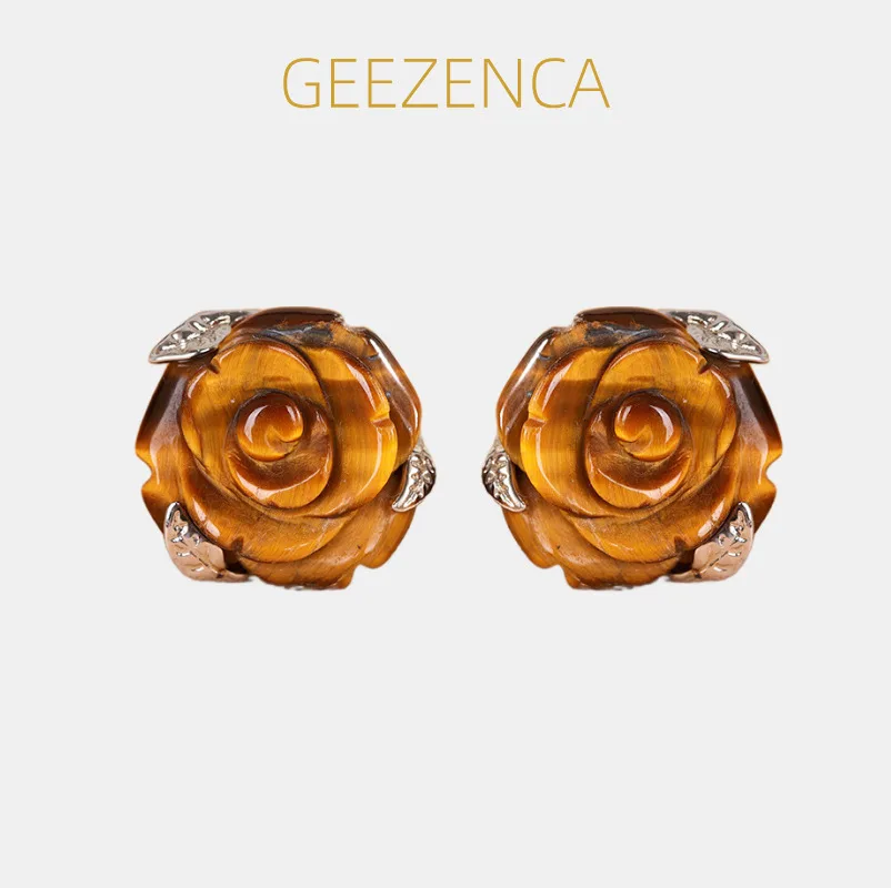 GEEZENCA тигровый глаз камень 925 серебро 3D цветок серьги-гвоздики женские модные изящные массивные массивные серьги подарок на вечеринку для нее
GEEZENCA тигровый глаз камень 925 серебро 3D цветок серьги-гвоздики женские модные изящные массивные массивные серьги подарок на вечеринку для нее