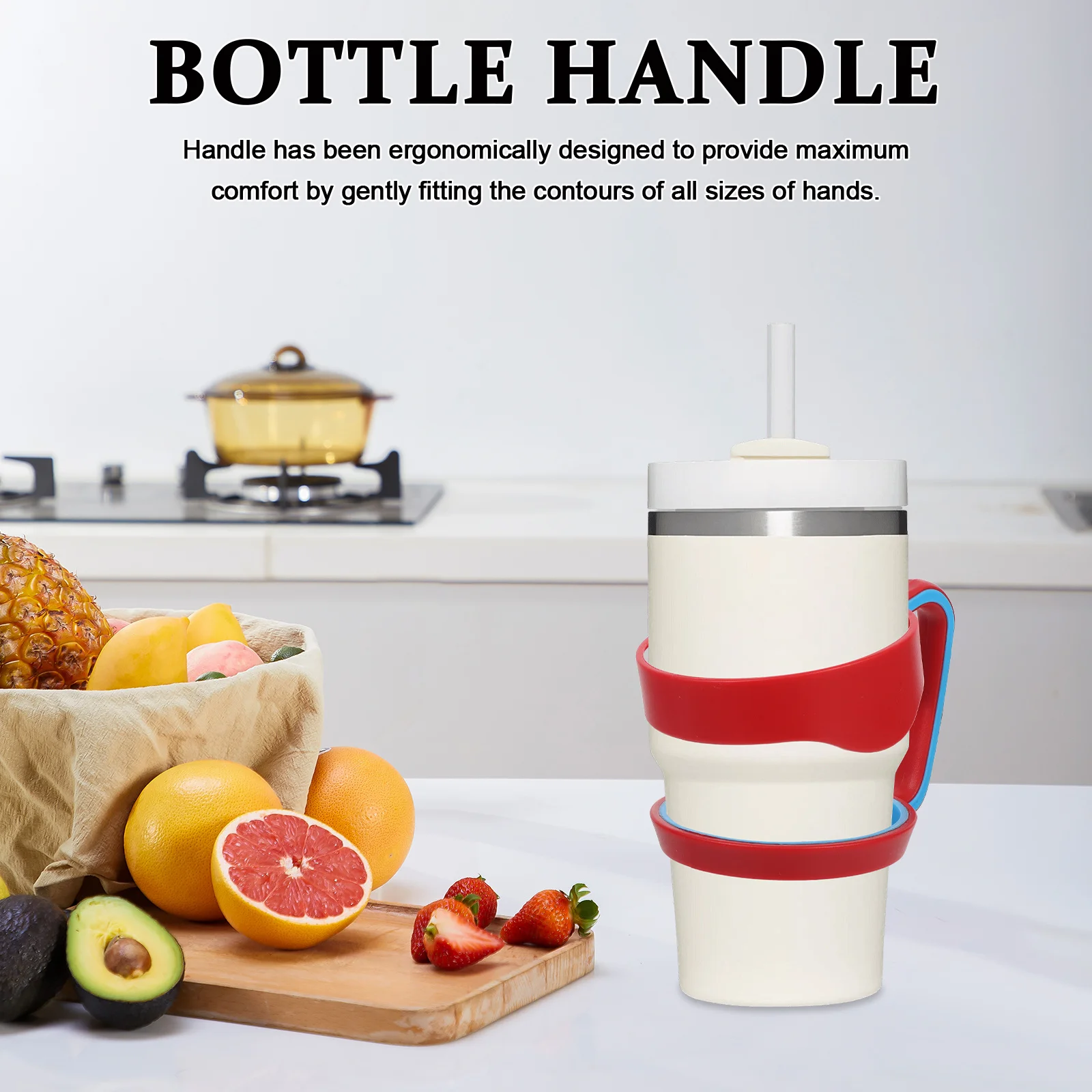 Ergonomic Handle for Tumblers Lightweight Spill Proof Antislip Grip Portable Travel Replacement for 30 Oz Cups
Ergonomic Handle for Tumblers Lightweight Spill Proof Antislip Grip Portable Travel Replacement for 30 Oz Cups