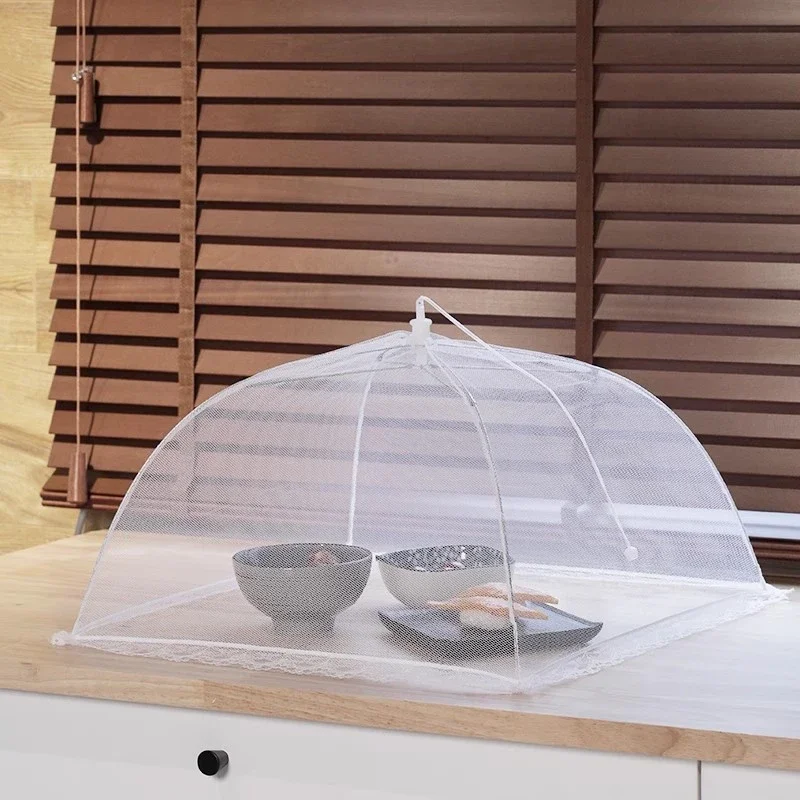 1/2/5pcs Foldable Food Mesh Cover Fly Anti Mosquito Pop-Up Food Cover Umbrella Insect Proof Protective Dish Covers Net Kitchen
1/2/5pcs Foldable Food Mesh Cover Fly Anti Mosquito Pop-Up Food Cover Umbrella Insect Proof Protective Dish Covers Net Kitchen