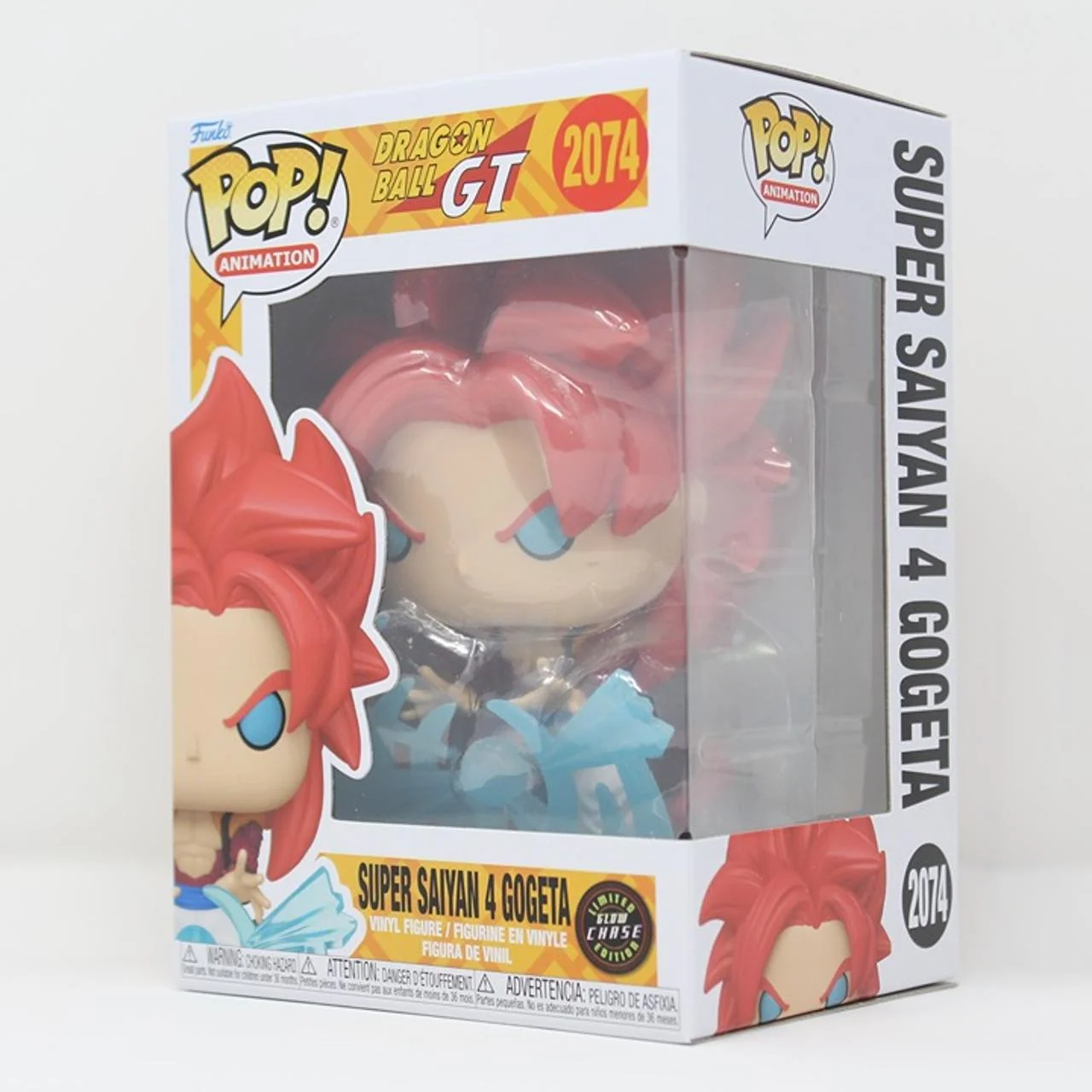 FUNKO POP Super Saiyan 4 Gogeta (Chase)(Glow) #2074 Dragon Ball GT Anime Figure Collectible Limited Edition Figurine Toy Gift
FUNKO POP Super Saiyan 4 Gogeta (Chase)(Glow) #2074 Dragon Ball GT Anime Figure Collectible Limited Edition Figurine Toy Gift