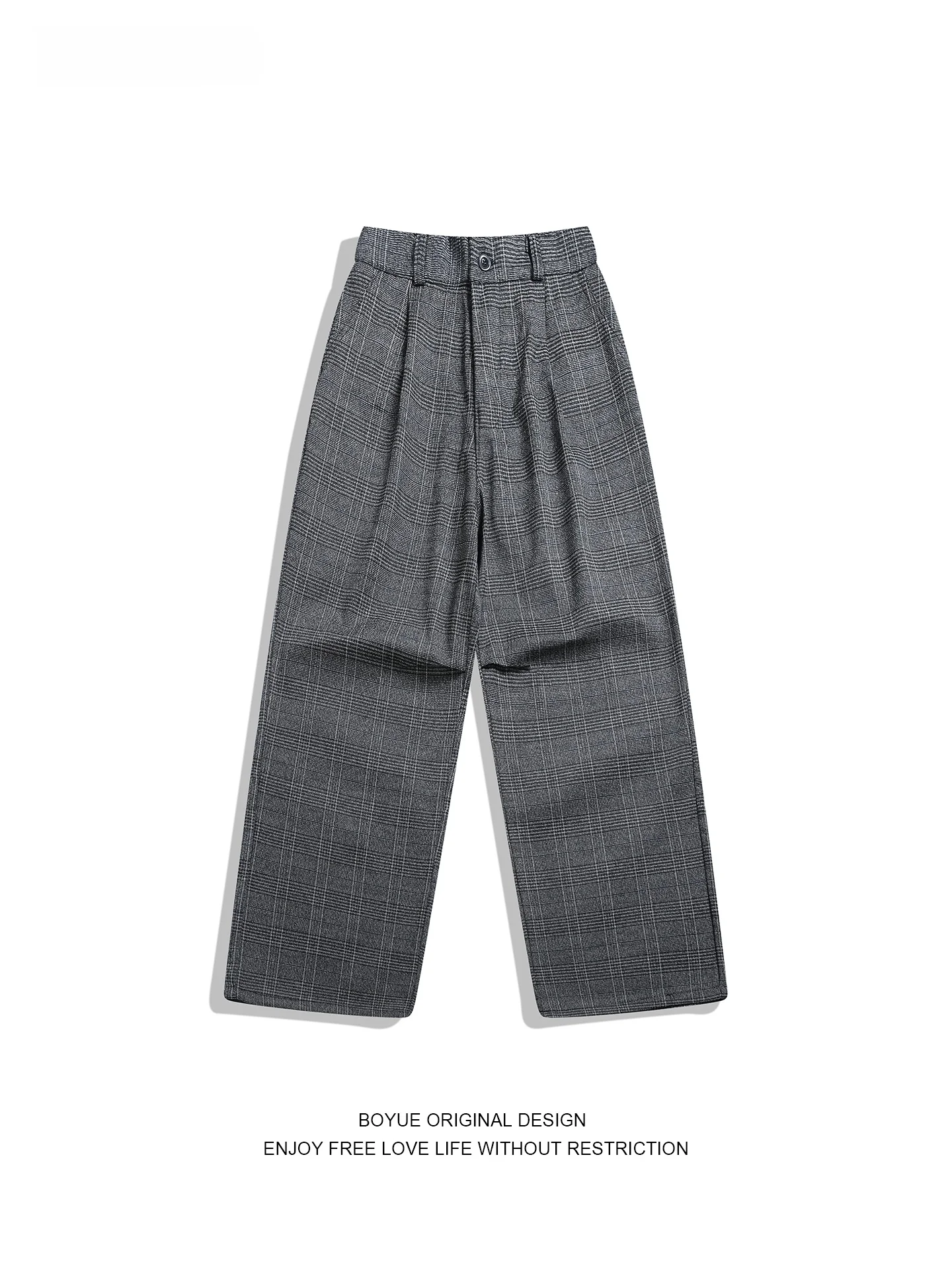 Брюки BOYUE в стиле ретро, повседневные, свободные, широкие, с высокой талией, прямые, длинные, комфортные, из полиэстера, для мужчин и женщин
Брюки BOYUE в стиле ретро, повседневные, свободные, широкие, с высокой талией, прямые, длинные, комфортные, из полиэстера, для мужчин и женщин