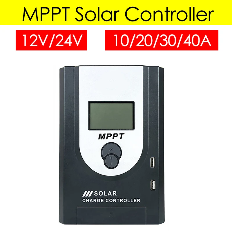 Контроллер солнечного зарядного устройства MPPT 10A 20A 30A 40A Solar Regulador LCD 12V24V Автоматический высокоэффективный контроллер солнечной энергии
Контроллер солнечного зарядного устройства MPPT 10A 20A 30A 40A Solar Regulador LCD 12V24V Автоматический высокоэффективный контроллер солнечной энергии