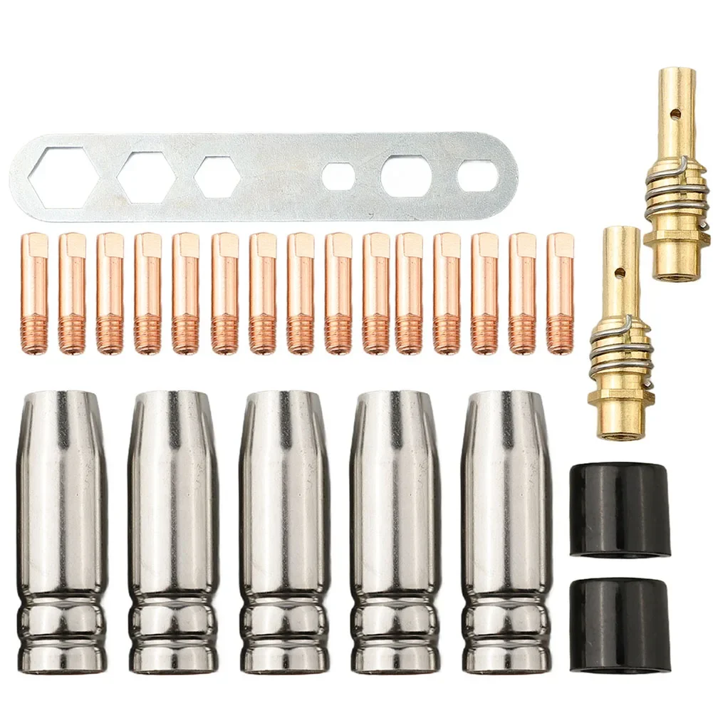 25PCS Welding Accessories For 15AK For MB-15, For Mig Gas Welding Machine 0.8mm Inert Gas Welding Machine Welding Accessories
25PCS Welding Accessories For 15AK For MB-15, For Mig Gas Welding Machine 0.8mm Inert Gas Welding Machine Welding Accessories