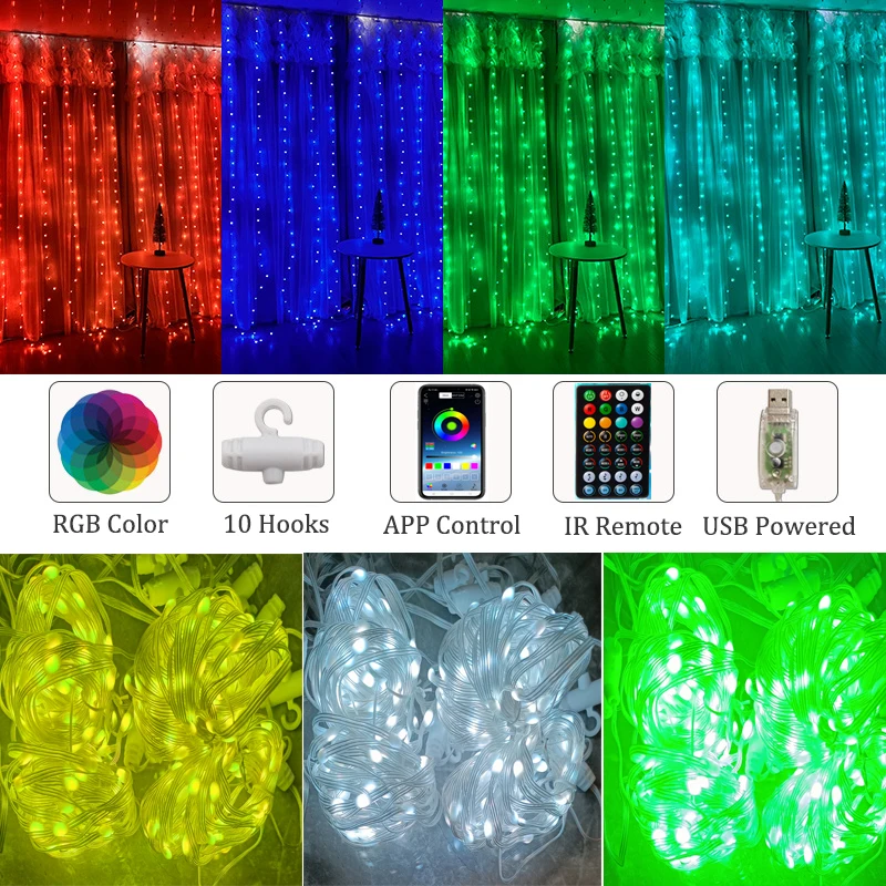 RGB светодиодная строка USB приложение мечтающая вспышка занавеска гирлянда огни на Рождество светодиодное новогоднее вечерние украшение для дома
RGB светодиодная строка USB приложение мечтающая вспышка занавеска гирлянда огни на Рождество светодиодное новогоднее вечерние украшение для дома