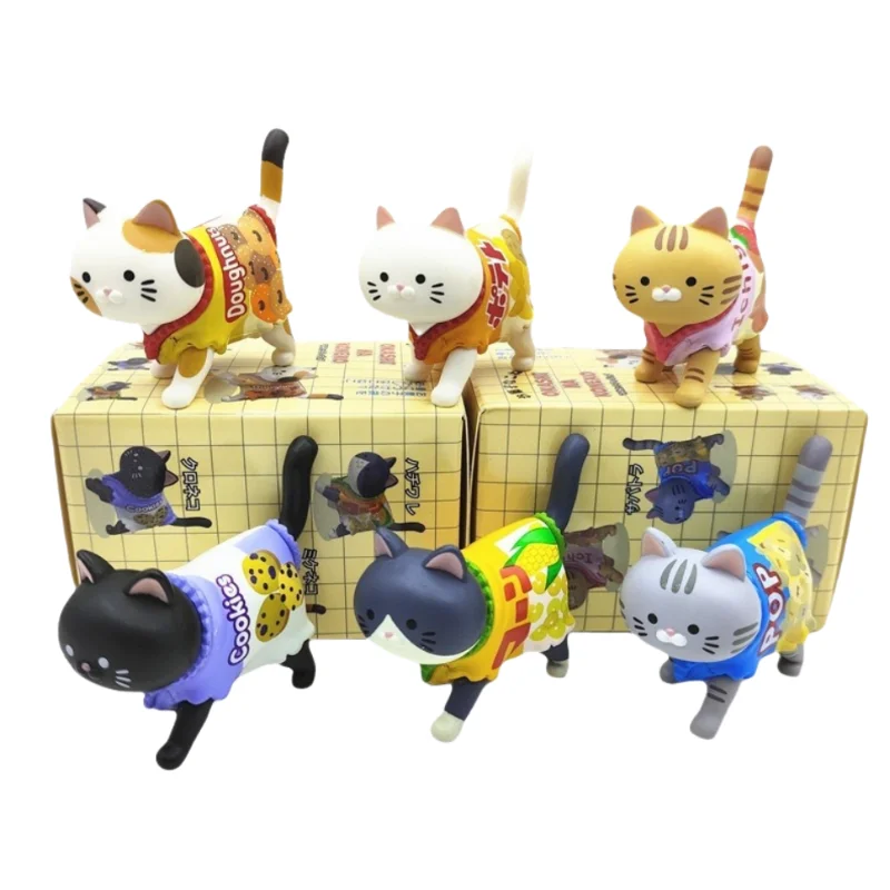 Hot Sale Cat Blind Box Wearing Candy packaging Snack Cat Figure Mode Toys kittens Dolls Blind Bag Decoration Kids Christmas Gift
Hot Sale Cat Blind Box Wearing Candy packaging Snack Cat Figure Mode Toys kittens Dolls Blind Bag Decoration Kids Christmas Gift