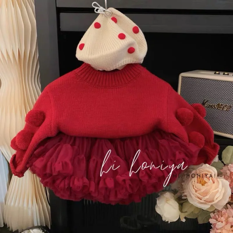 GirlstutuSkirt Suit Autumn and Winter New Fashion Baby Knitted Sweater Fashion Girl Bubble Skirt
GirlstutuSkirt Suit Autumn and Winter New Fashion Baby Knitted Sweater Fashion Girl Bubble Skirt