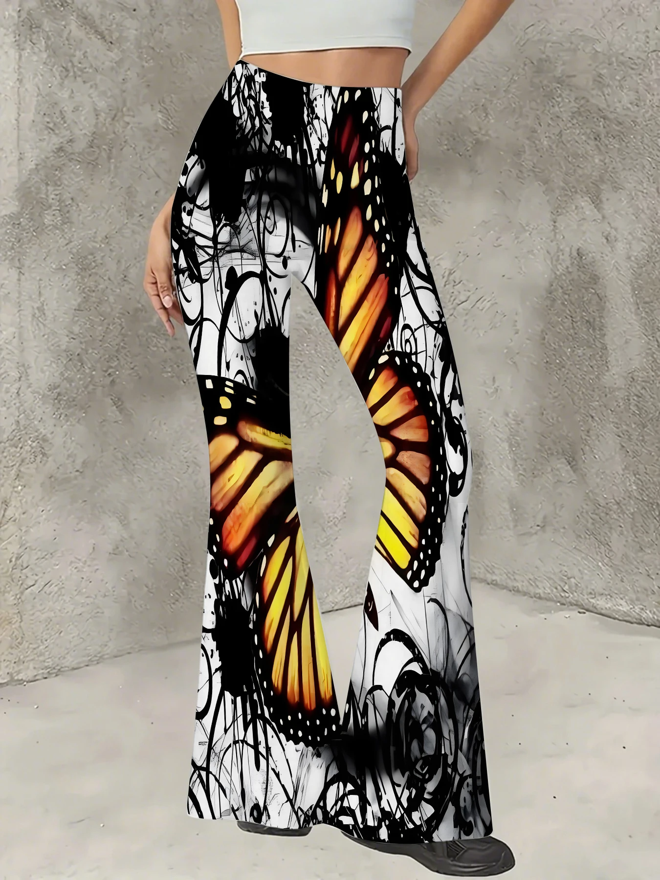 Ladies' slimming flared pants, high-waist shaping long pants, comfortable loose fit, fashionable and versatile.
Ladies' slimming flared pants, high-waist shaping long pants, comfortable loose fit, fashionable and versatile.