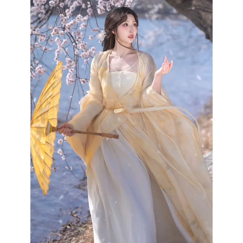Yellow Fairy Wide Sleeve Hanfu Daily Commute Wear Spring Travel Photography Chinese Style Costume
Yellow Fairy Wide Sleeve Hanfu Daily Commute Wear Spring Travel Photography Chinese Style Costume