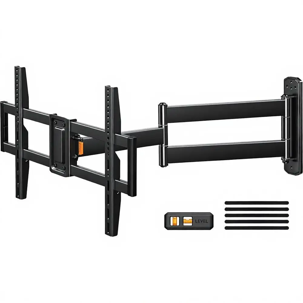 Full Motion TV Wall Mount Bracket for 32-75 Inch TVs with 32.37 Extension and Swivel, Supports up to 100 lbs, VESA 600x400mm
Full Motion TV Wall Mount Bracket for 32-75 Inch TVs with 32.37 Extension and Swivel, Supports up to 100 lbs, VESA 600x400mm
