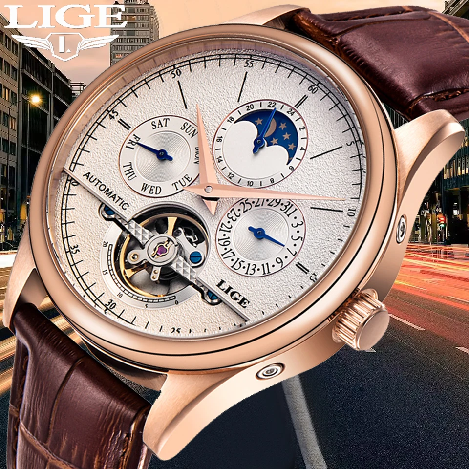 LIGE Retro Men Watch Fashion Business Watch Men Military Sports Diving Automatic Mechanical Watches For Men Relogios Masculino
LIGE Retro Men Watch Fashion Business Watch Men Military Sports Diving Automatic Mechanical Watches For Men Relogios Masculino