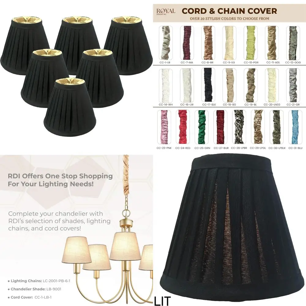 Набор из 6 плафонов для люстр в стиле ампир, 3x6x5 дюймов, черные с золотыми акцентами, объемные осветительные аксессуары
Набор из 6 плафонов для люстр в стиле ампир, 3x6x5 дюймов, черные с золотыми акцентами, объемные осветительные аксессуары