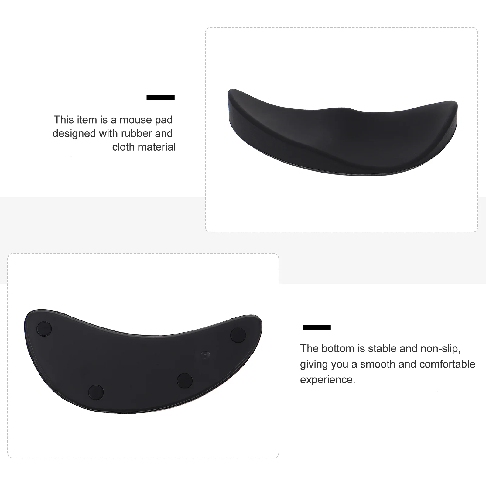 Ergonomic Mouse Wrist Pad Black Laptop Mat Support Rest Elbow Keyboard Computer Gaming Office Hand Wrist Posture Improver
Ergonomic Mouse Wrist Pad Black Laptop Mat Support Rest Elbow Keyboard Computer Gaming Office Hand Wrist Posture Improver