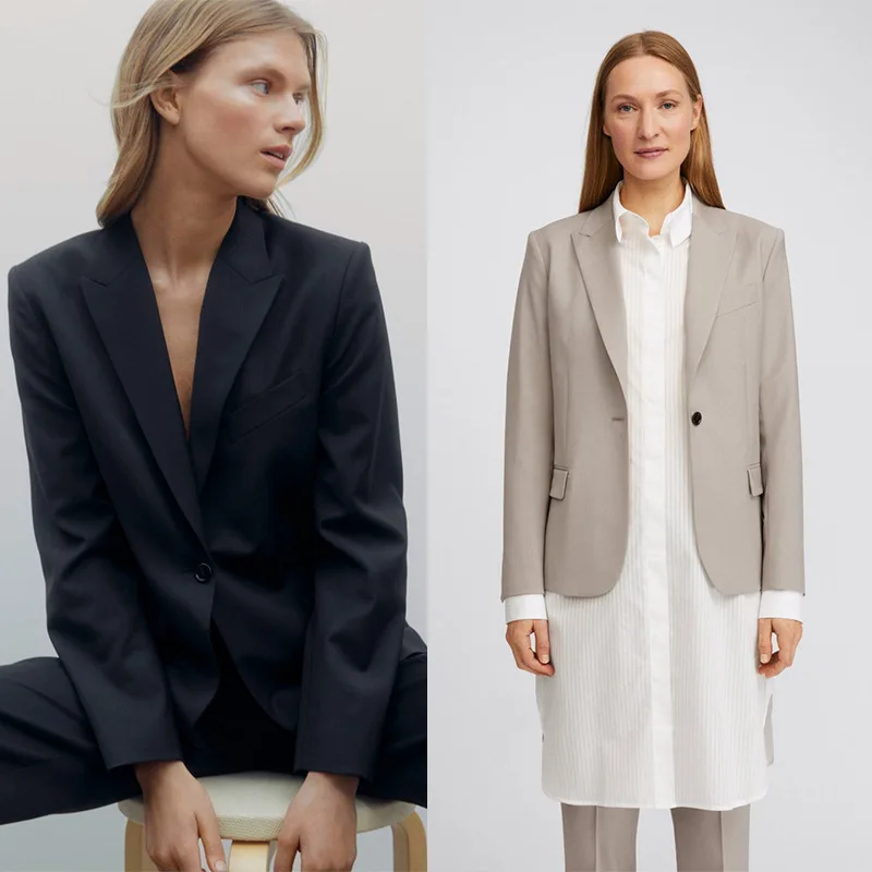 Withered Wool Suit Ol Fitted Casual Small Suit Jacket Women's Jacket Woman Clothes Tops Ropa Mujer Blazer Woman
Withered Wool Suit Ol Fitted Casual Small Suit Jacket Women's Jacket Woman Clothes Tops Ropa Mujer Blazer Woman