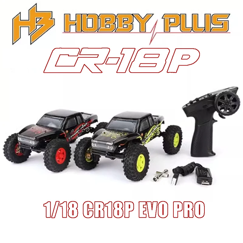 HOBBY PLUS 1/18 CR18P EVO PRO RC Car - LCG Upgraded Version | RC Electric Off-Road Model Vehicle Perfect Gift for RC Enthusiasts
HOBBY PLUS 1/18 CR18P EVO PRO RC Car - LCG Upgraded Version | RC Electric Off-Road Model Vehicle Perfect Gift for RC Enthusiasts