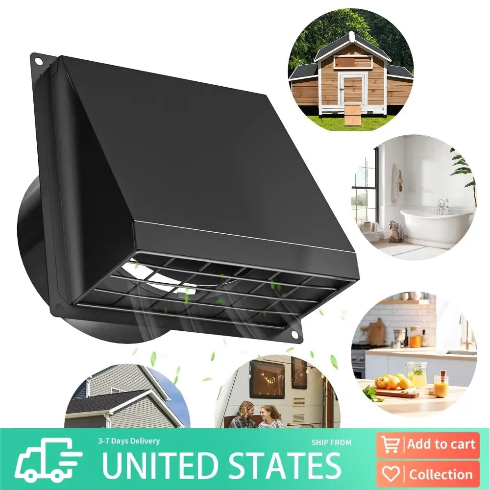 4-дюймовая настенная вентиляционная решетка с съемной сеткой, металлическая внешняя вентиляционная крышка, настенный вытяжной вентилятор для дома
4-дюймовая настенная вентиляционная решетка с съемной сеткой, металлическая внешняя вентиляционная крышка, настенный вытяжной вентилятор для дома