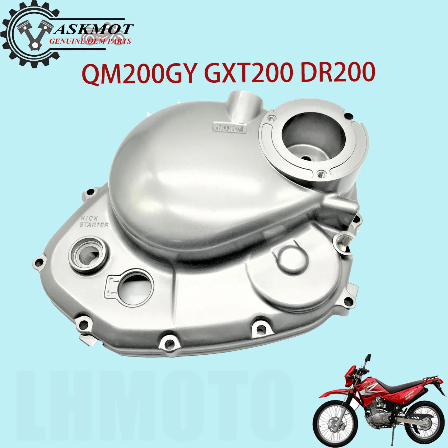 Motorcycle double bootloading Engine Right Side Ignition Clutch Cover Case Guards For Qingqi QM200GY GS200 GTX200 DR200 200cc
Motorcycle double bootloading Engine Right Side Ignition Clutch Cover Case Guards For Qingqi QM200GY GS200 GTX200 DR200 200cc