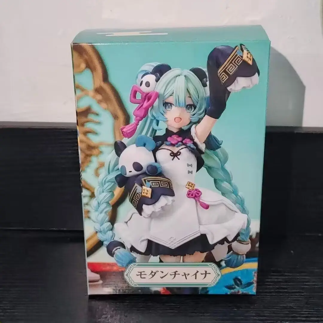 Bandai 18CM 2025 Anime Hatsune Miku Chinese style clothing panda Q version kawaii Figure PVC Model Toys Doll Ornaments Gifts
Bandai 18CM 2025 Anime Hatsune Miku Chinese style clothing panda Q version kawaii Figure PVC Model Toys Doll Ornaments Gifts