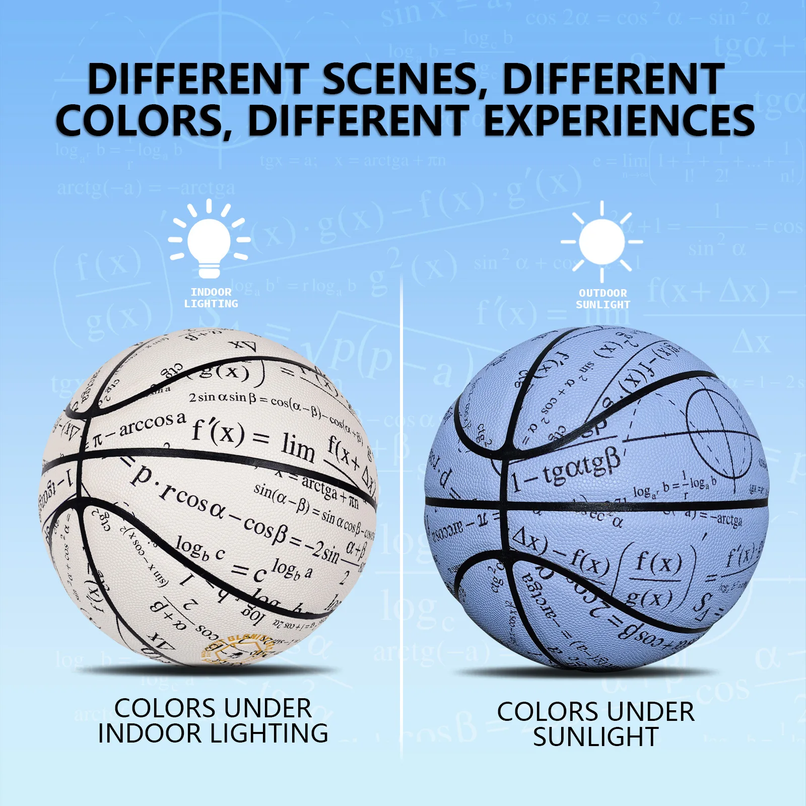 Official Adult Teenager White To Blue Color-changing Basketball-Size 6/7 Non-slip Game Ball Durable Indoor&Outdoor Ball Gifts 
Official Adult Teenager White To Blue Color-changing Basketball-Size 6/7 Non-slip Game Ball Durable Indoor&Outdoor Ball Gifts