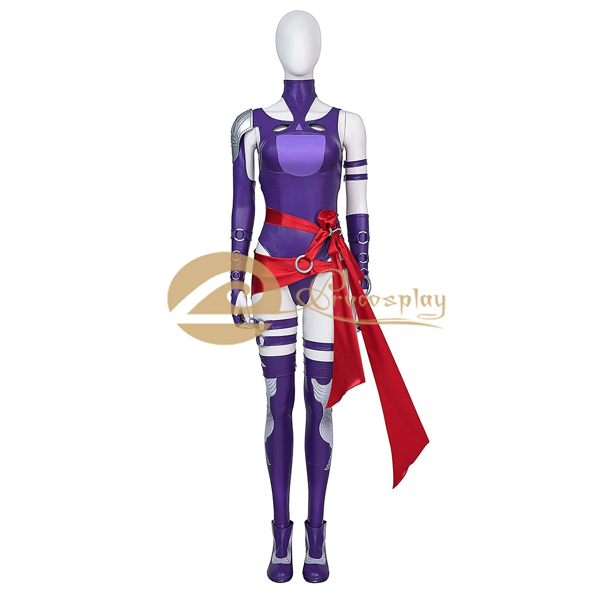Psylocke Cosplay Costume Betsy Bradock Game Purple Cos Outfit for Women Halloween Party C09335
Psylocke Cosplay Costume Betsy Bradock Game Purple Cos Outfit for Women Halloween Party C09335