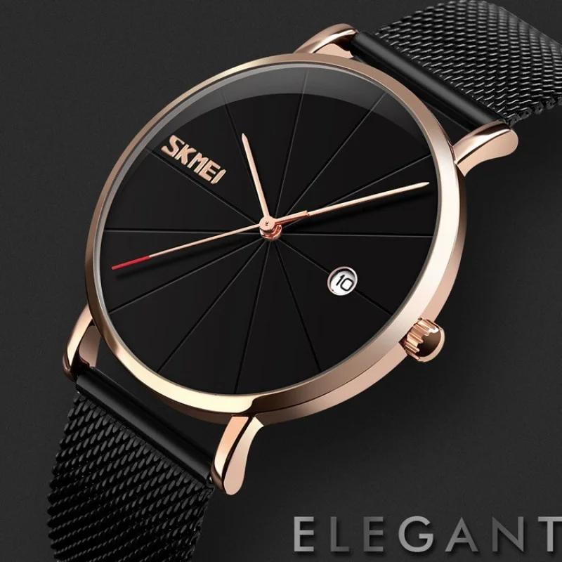 SKMEI Fashion Youth Men's Business Quartz Watch, Trendy Mesh Strap Waterproof Watch
SKMEI Fashion Youth Men's Business Quartz Watch, Trendy Mesh Strap Waterproof Watch