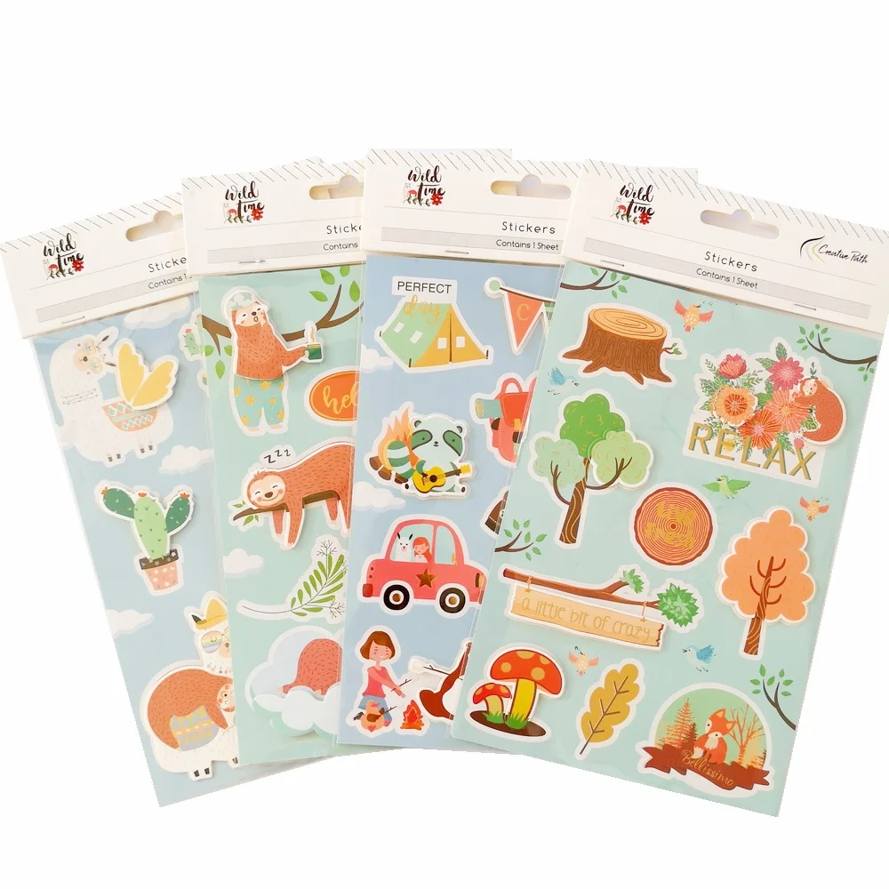 Creative Path Wild Time Deco Sticker Sheets Cute Animal Camping 3D Stickers For Scrapbooking Journaling DIY Crafting Card Making
Creative Path Wild Time Deco Sticker Sheets Cute Animal Camping 3D Stickers For Scrapbooking Journaling DIY Crafting Card Making
