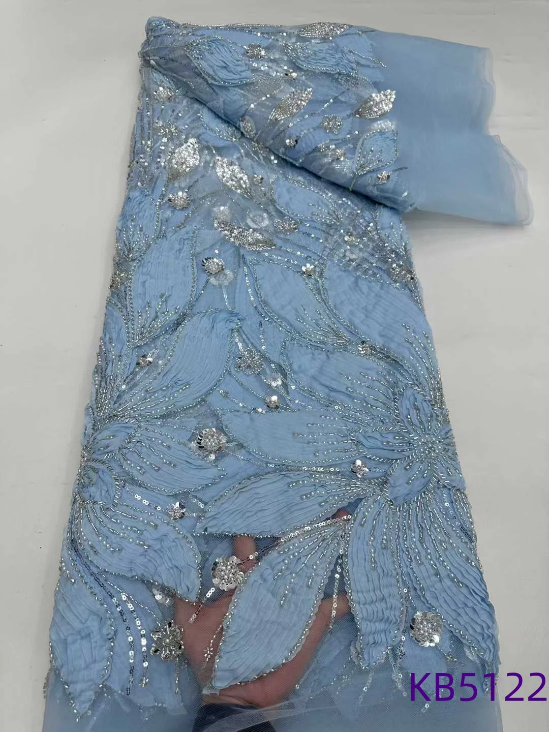 French Mesh With Sequence African Fabric Lace High Quality 2025 Grey Lace Fabrics 5 Yards Beaded French Mesh For Sewing KB5122
French Mesh With Sequence African Fabric Lace High Quality 2025 Grey Lace Fabrics 5 Yards Beaded French Mesh For Sewing KB5122