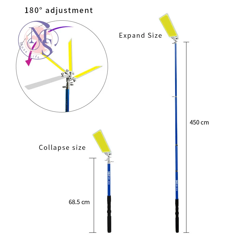 Outdoor camping supplies, multi-functional telescopic folding, light distance of about 50 meters
Outdoor camping supplies, multi-functional telescopic folding, light distance of about 50 meters