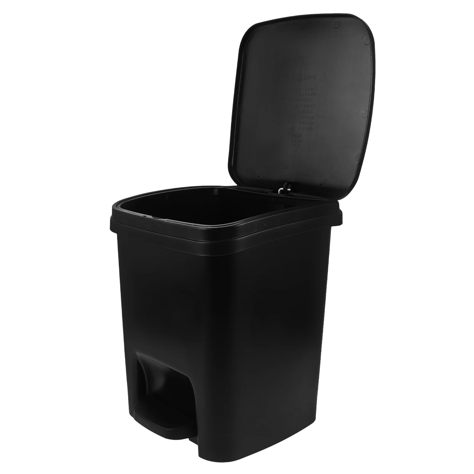Pedal Trash Can Small with Lid Garbage Kitchen Mute Black Plastic Bathroom Office
Pedal Trash Can Small with Lid Garbage Kitchen Mute Black Plastic Bathroom Office