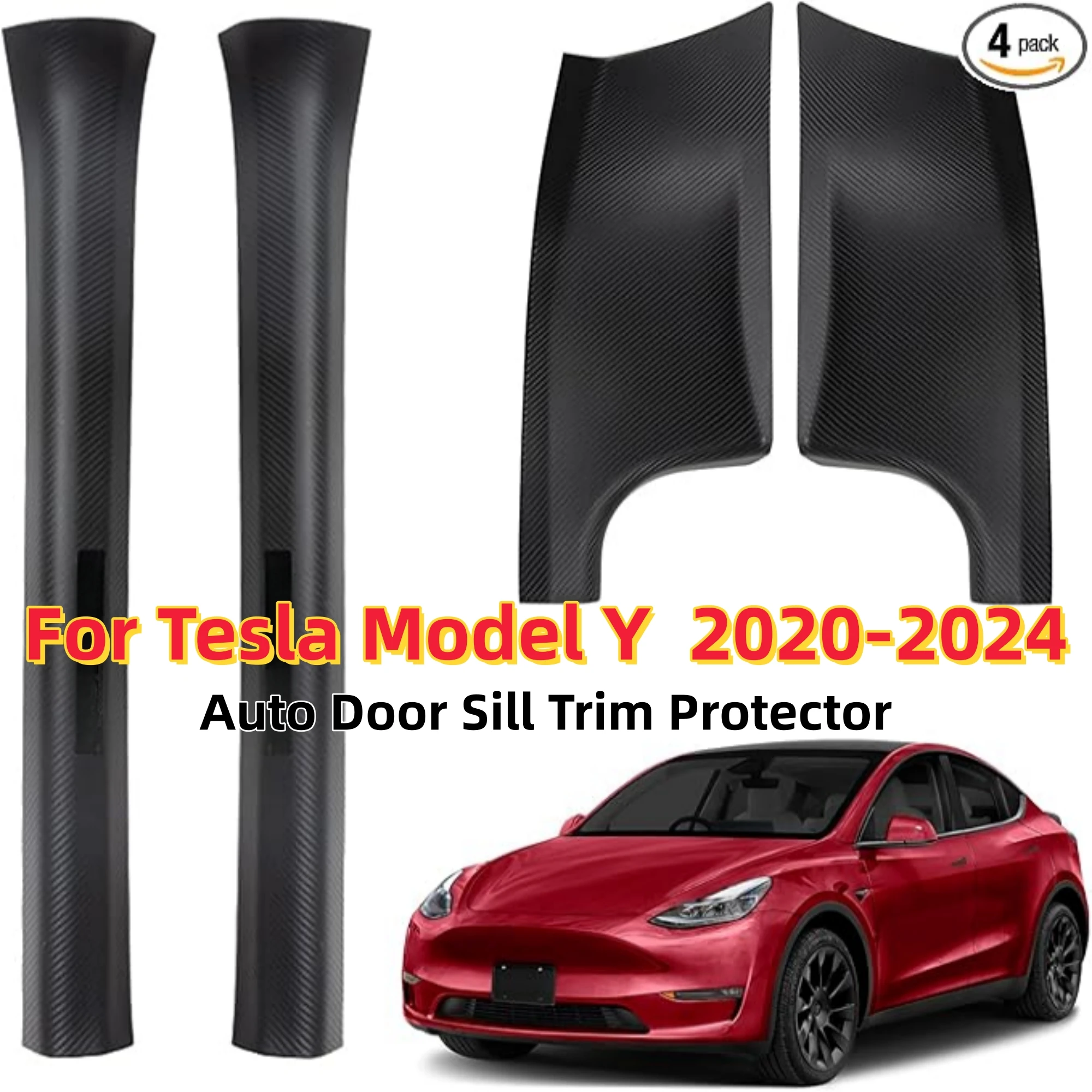 Auto Door Sill Trim Protector for Tesla Model Y Accessories 2020-2024 Vehicles Automotive Door Entry Guard Scuff Plate Hallway
Auto Door Sill Trim Protector for Tesla Model Y Accessories 2020-2024 Vehicles Automotive Door Entry Guard Scuff Plate Hallway