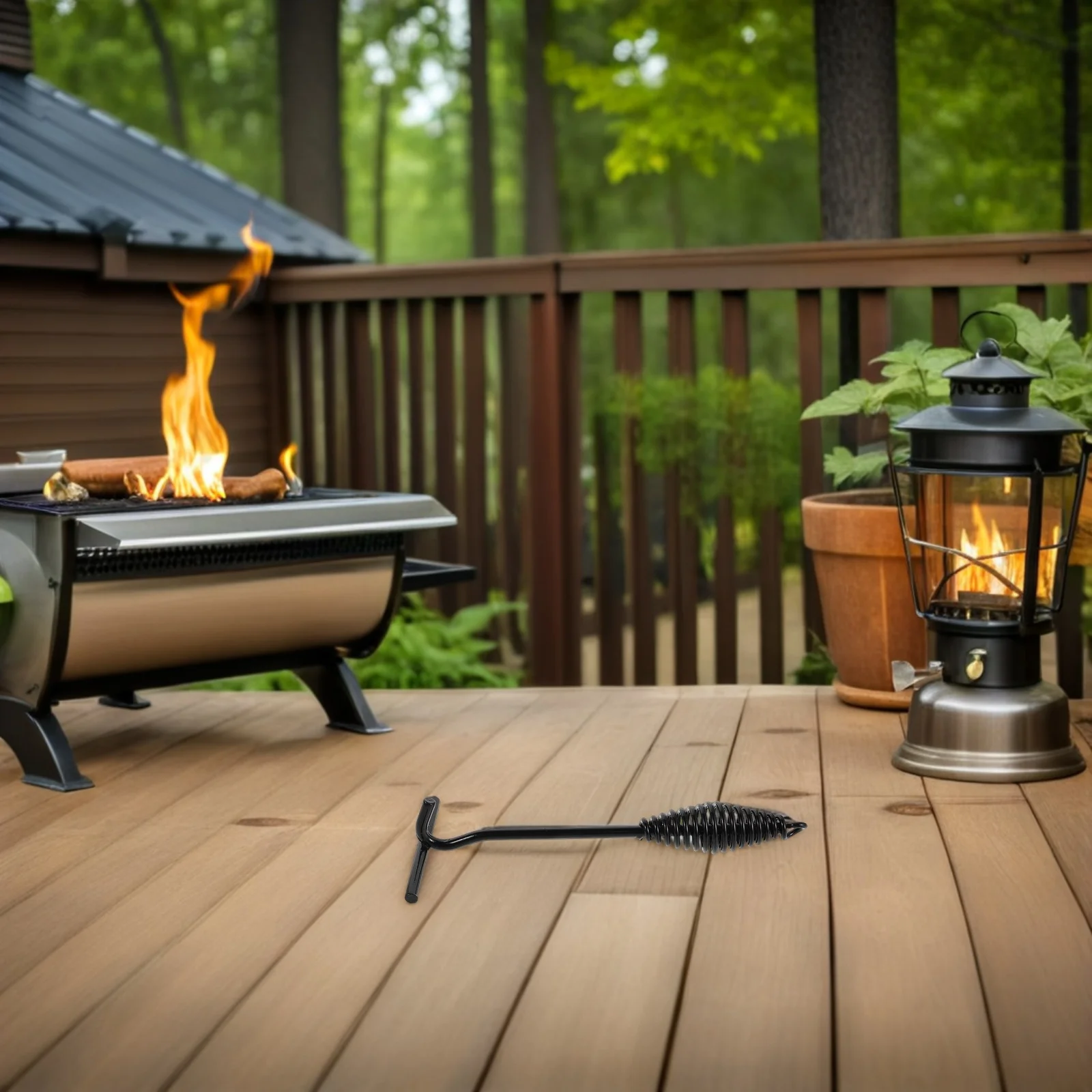 Dutch Oven Lid Lifter 26Cm Cast Iron Heavy Duty Grill Lid Remover Campfire Cooking Hook for Dutch Oven Stove Accessories
Dutch Oven Lid Lifter 26Cm Cast Iron Heavy Duty Grill Lid Remover Campfire Cooking Hook for Dutch Oven Stove Accessories