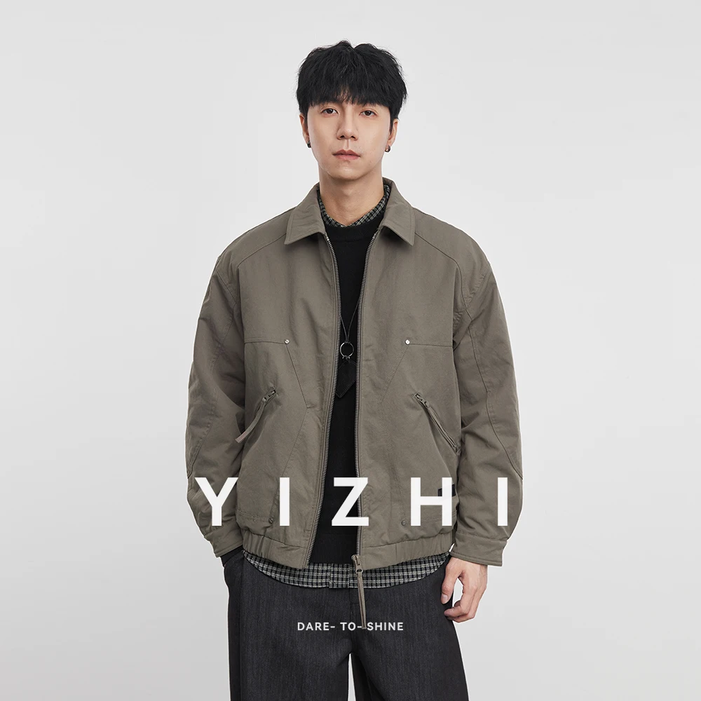 Fashion Men's Casual Full Zip Jacket 2025 Winter New Lapel Collar Multiple Pockets Design Windproof Long Sleeve Outerwear Top 
Fashion Men's Casual Full Zip Jacket 2025 Winter New Lapel Collar Multiple Pockets Design Windproof Long Sleeve Outerwear Top