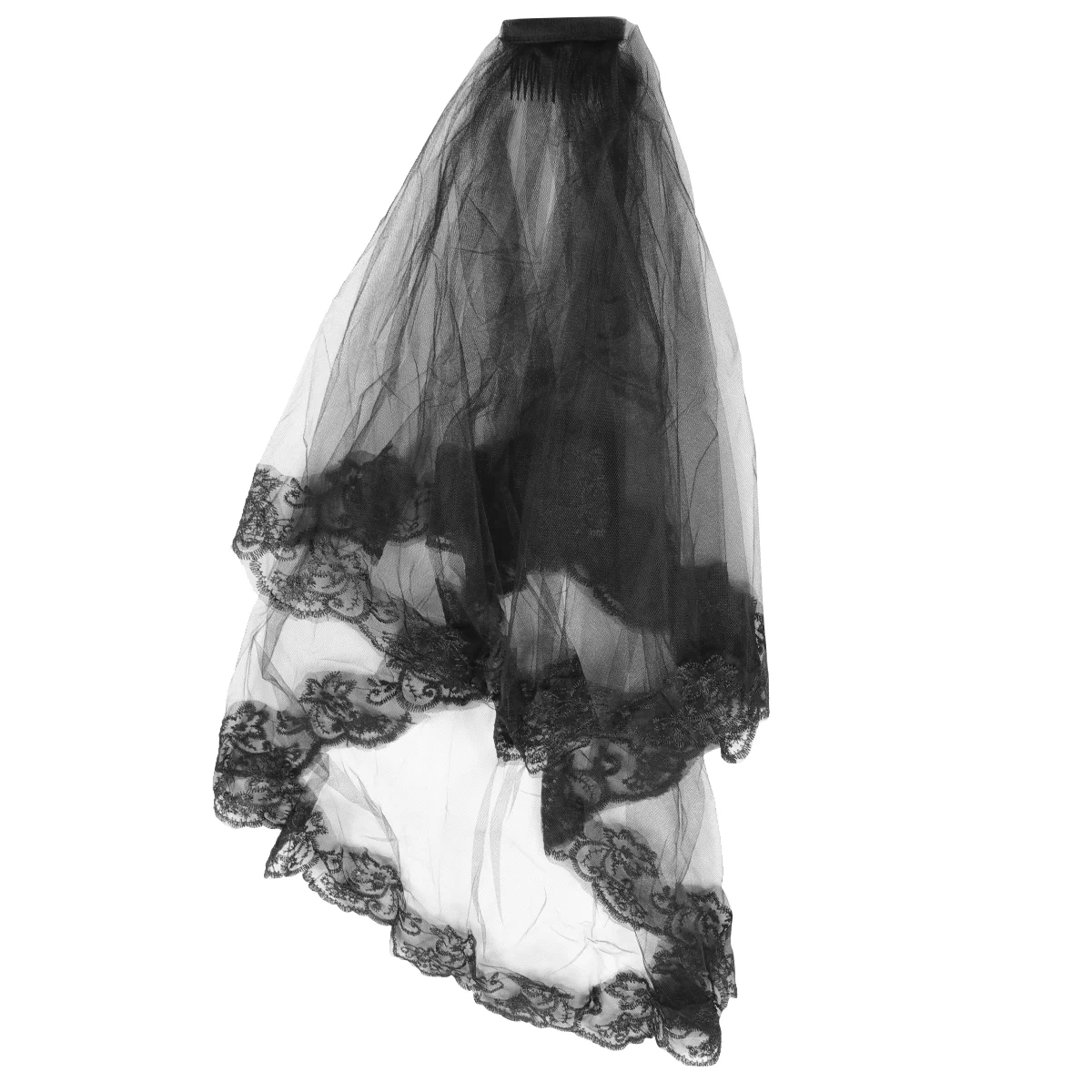 Gothic Modeling Halloween Combed Veil Headdress Bride Miss Wedding Bridal Headwear Polyester Mesh Costume
Gothic Modeling Halloween Combed Veil Headdress Bride Miss Wedding Bridal Headwear Polyester Mesh Costume
