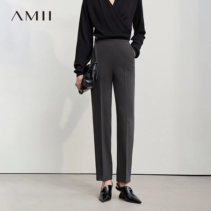 Женские брюки Amii Minimalist, весна 2026, новинка, городской стиль, из тканого материала TR, однотонные, прямые, повседневные, 12621044
Женские брюки Amii Minimalist, весна 2026, новинка, городской стиль, из тканого материала TR, однотонные, прямые, повседневные, 12621044