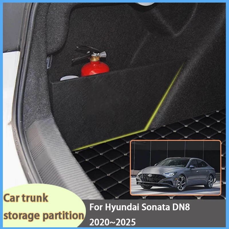 For Hyundai Sonata DN8 2020~2025 Car Thickening Organizer Trunk Side Partition Trunk Interior Storage Box Parts
For Hyundai Sonata DN8 2020~2025 Car Thickening Organizer Trunk Side Partition Trunk Interior Storage Box Parts